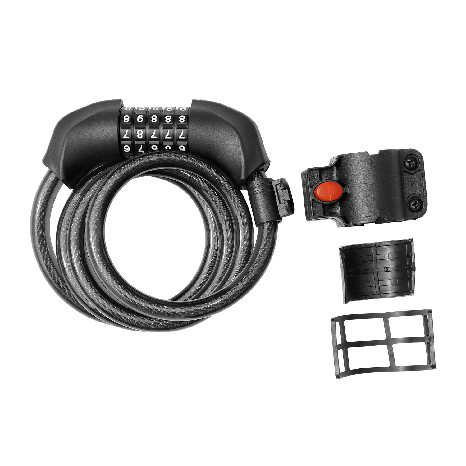 OEM Good Quality Lock Various Kinds Combination Digit Password Motorcycle Lock Chain Steel Wire Cable Bike Bicycle Lock