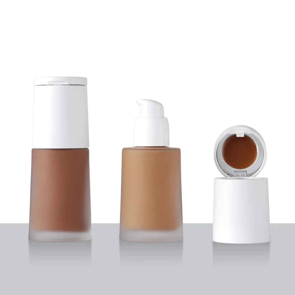 Custom Private Label Low Moq Vegan Full Coverage Matte Waterproof Makeup Liquid Foundation