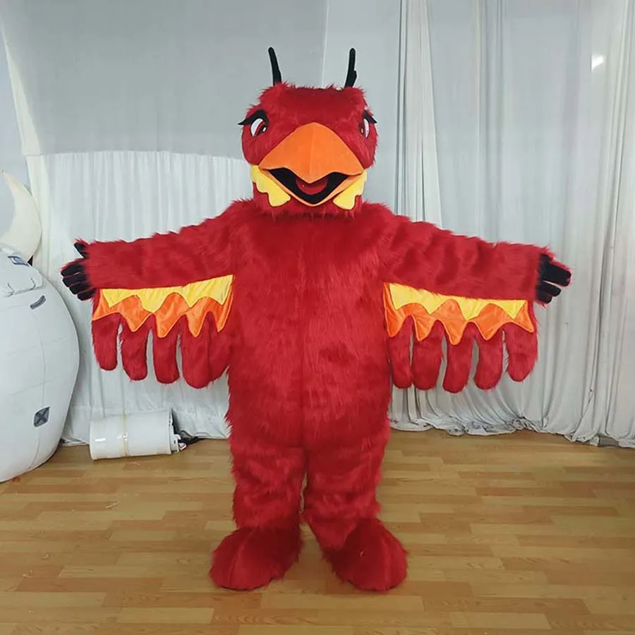 Efun MOQ 1 PC professional custom Furry Eagle Mascot Costume Cosplay Cartoon walking Animal Mascot costume For Adult