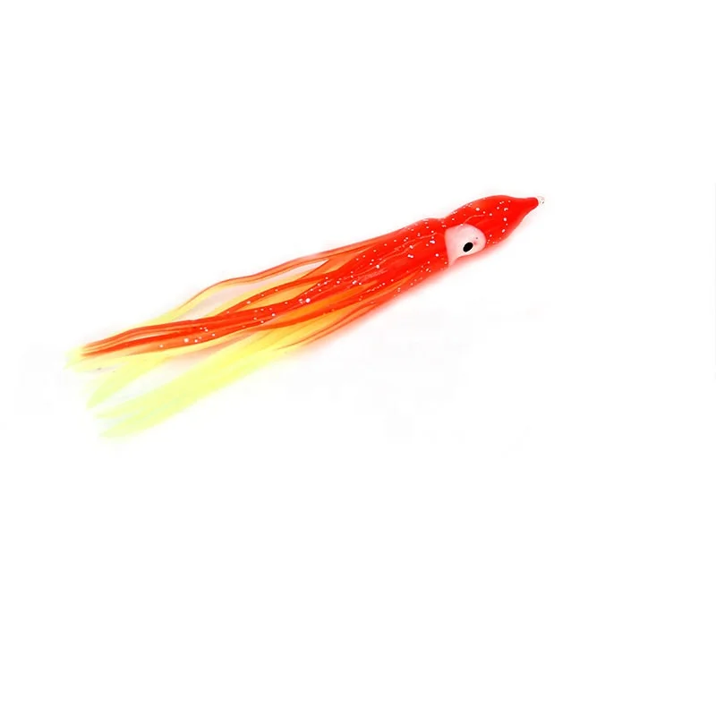 KY Sea Fishing Luminous Squid Soft Baits Squid Rubber Skirt Fishing Bait Soft Lure Artificial Bait Artificial Fishing Lures