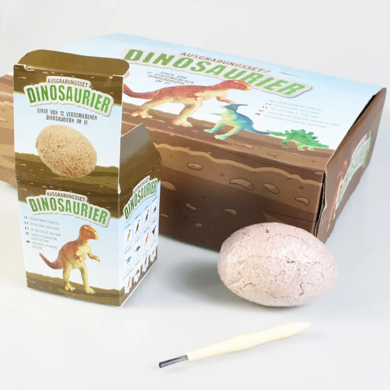 Wholesale Fossils Dinosaur Eggs Baby Dinosaur Dig Kit Toy Set