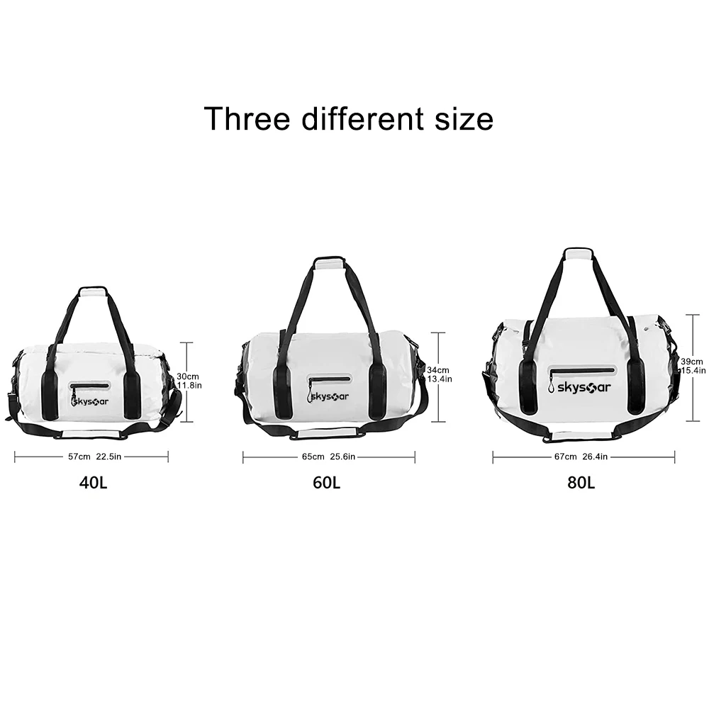 Manufacturer 40L Waterproof Duffel for Outdoor Activities Camping Boating Rafting Fishing Portable Dry Backpack