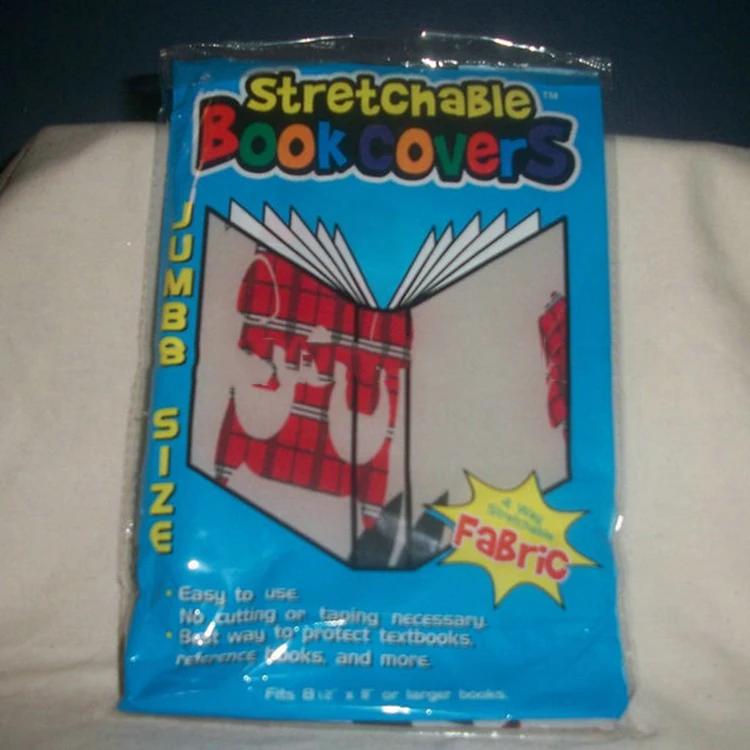 Hot Sale  Beautiful Colorful Book Covers Stretchable Fabric Book Cover Flexible Book Cover