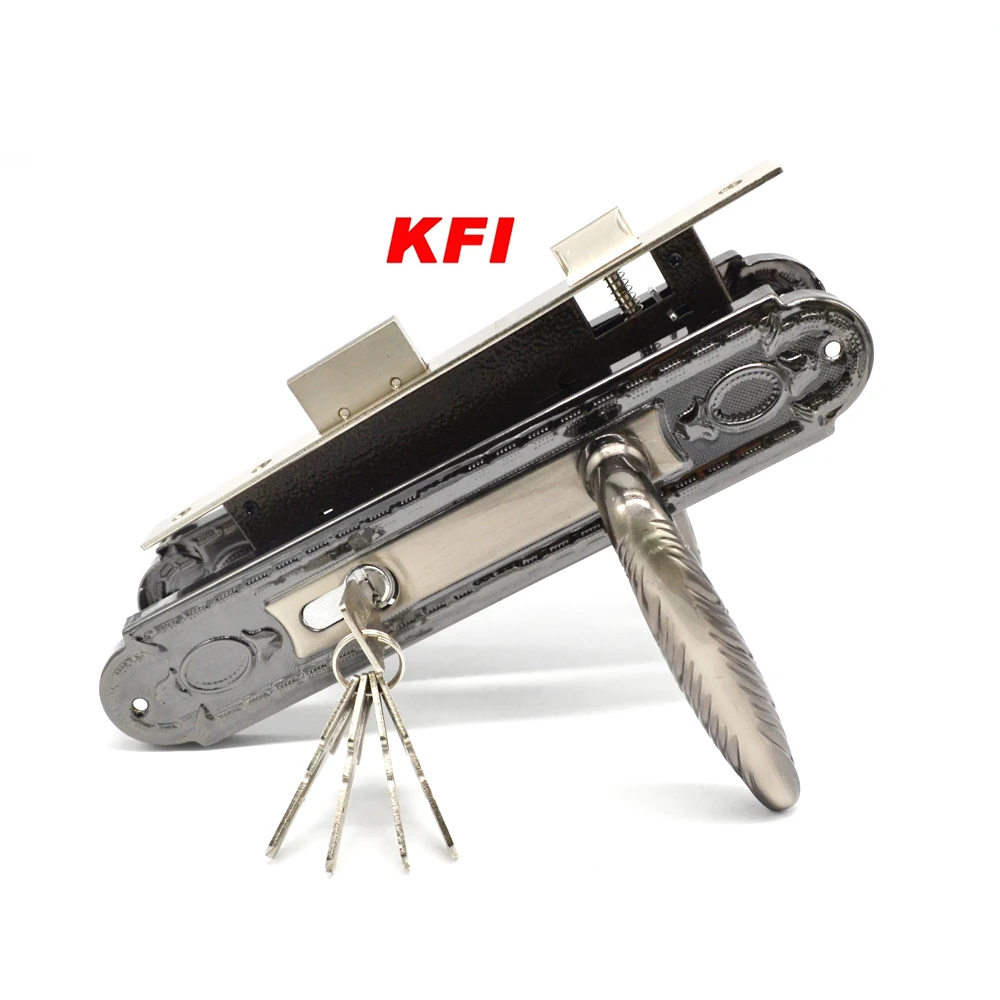 Royal style Door handle lock kit home office lever door locks with BIG size lock body