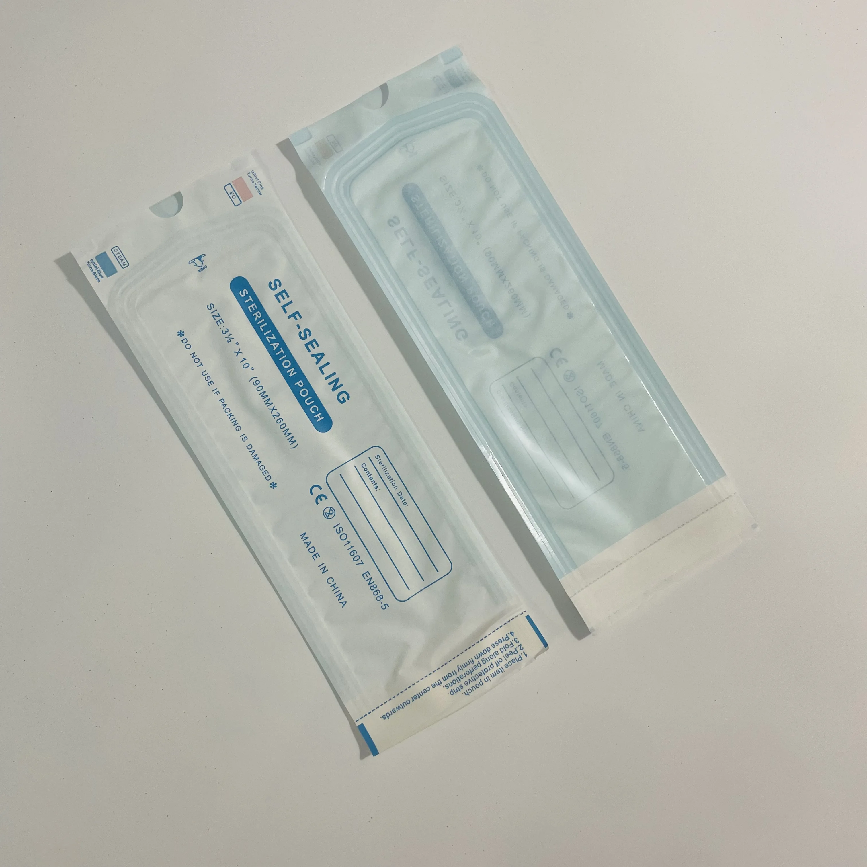 Wholesale self seal sterilization pouch dental  sterilizer bags pouch for dentist tools nail salon