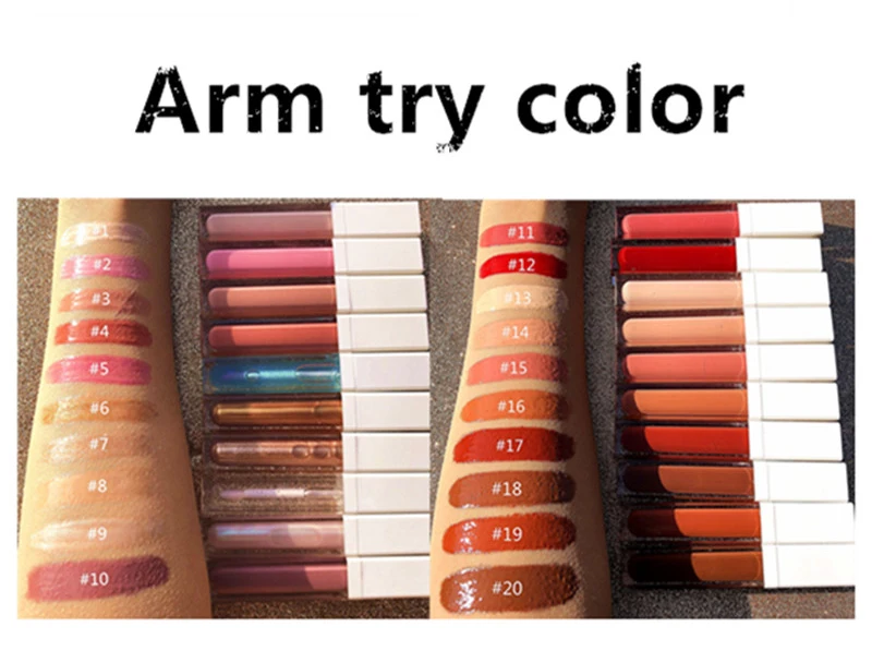 Lip Gloss Make Your Own Logo Container Square Tube Low MOQ OEM ODM Factory Non-fading Waterproof Glitter Lip Gloss Private Label