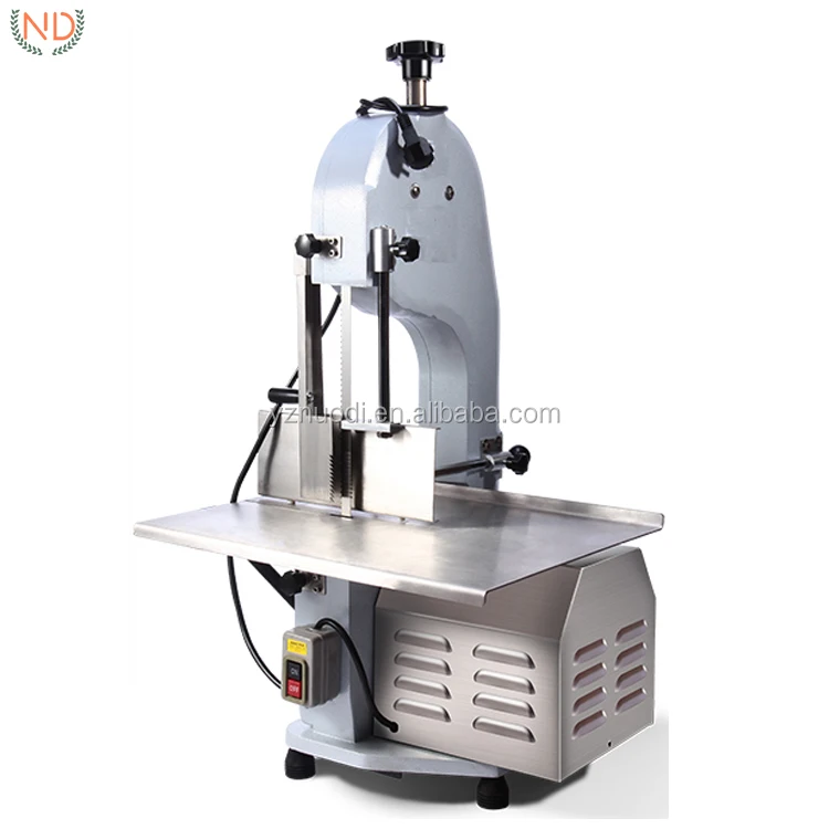 mini automatic electric poultry pig trotters crab maize band saw bone meat cutting saw cutter machine