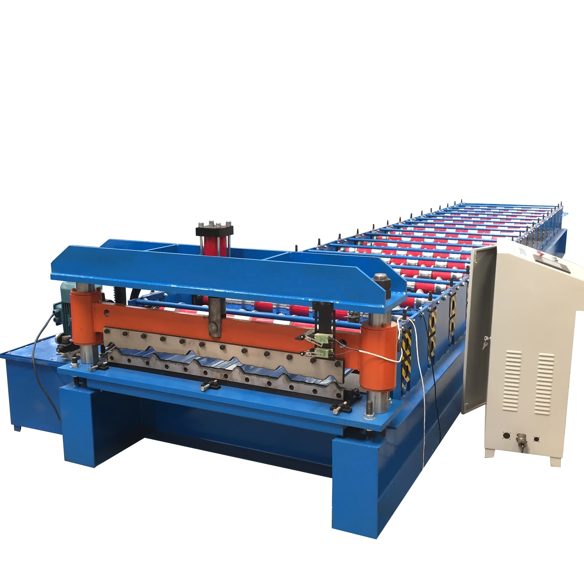 Trapezoidal Roof Sheet Roll Forming Machine Metal Sheet Forming Machine Trapezoid Roof Roll Forming Machine