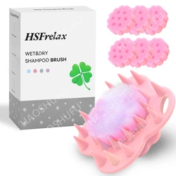 Мягкая силиконовая щётка для волос