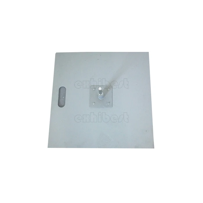Flying Banner flag Stand with Square Iron Base /Chromium Plating Flexible Cloth Flag
