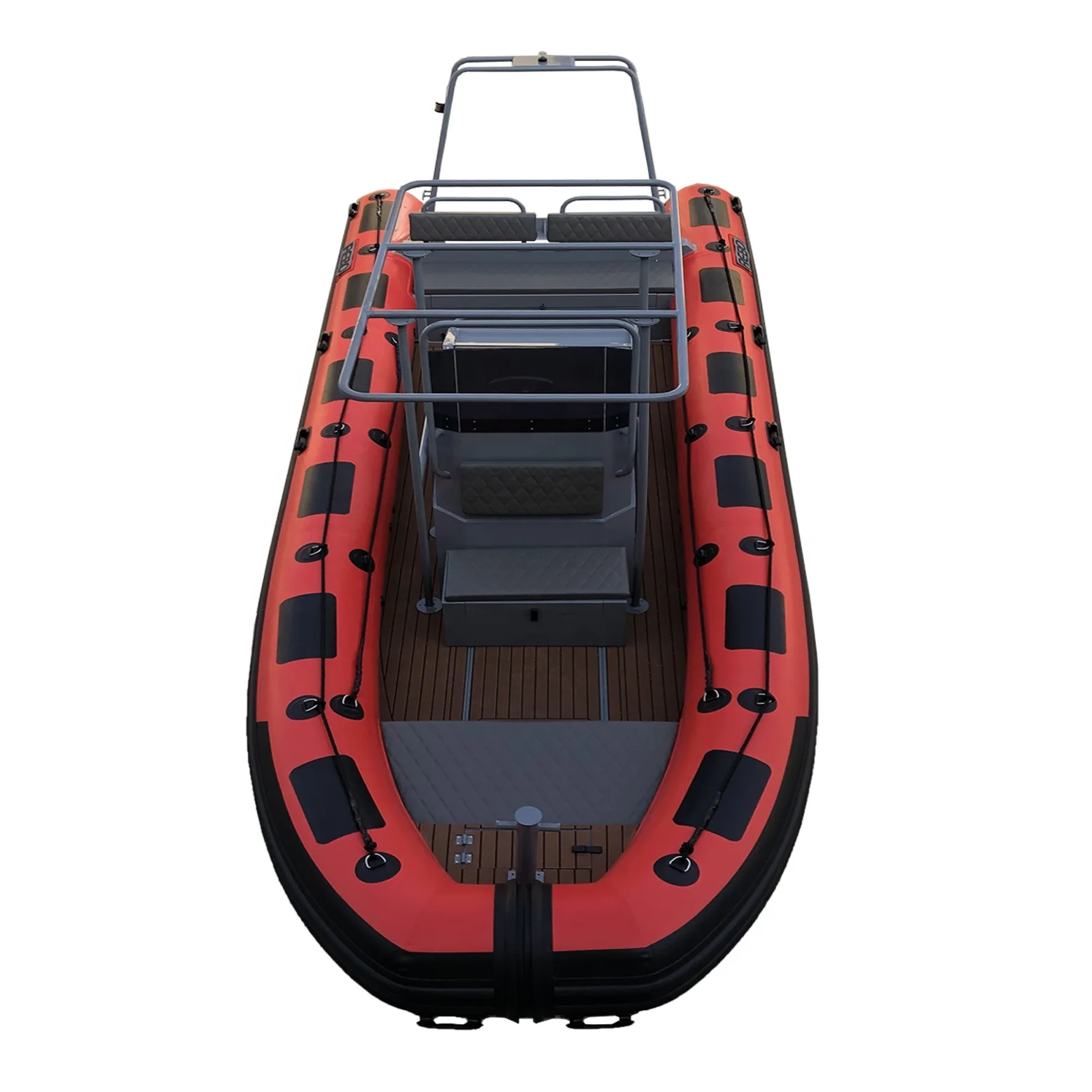Rhib700 23ft жесткий алюминий двойной орка корпус гипалон/ПВХ надувные лодки для продажи