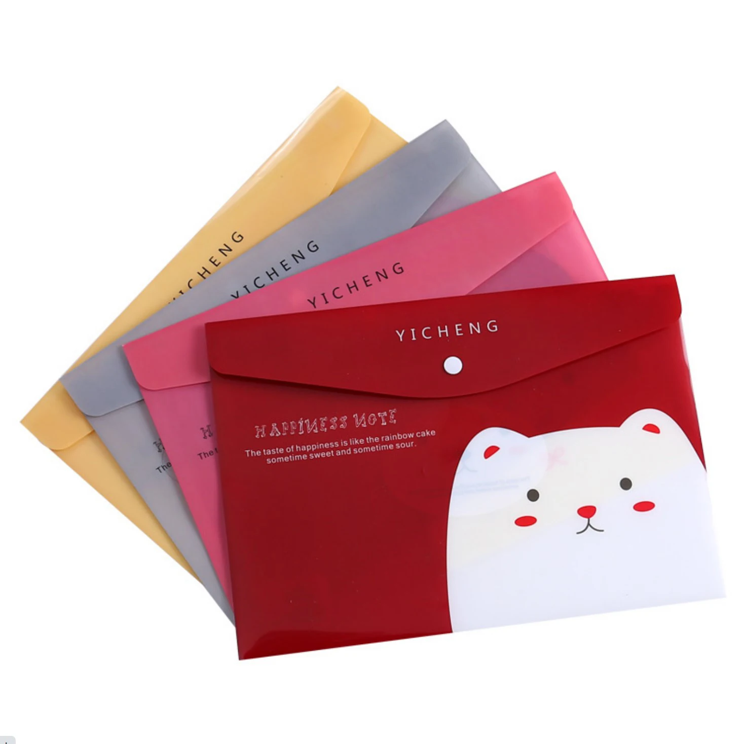 Пластиковая папка А4 для документов, канцелярские товары, Обложка, папка для отчетов, мультяшная папка с защелкой для офиса, Worknig