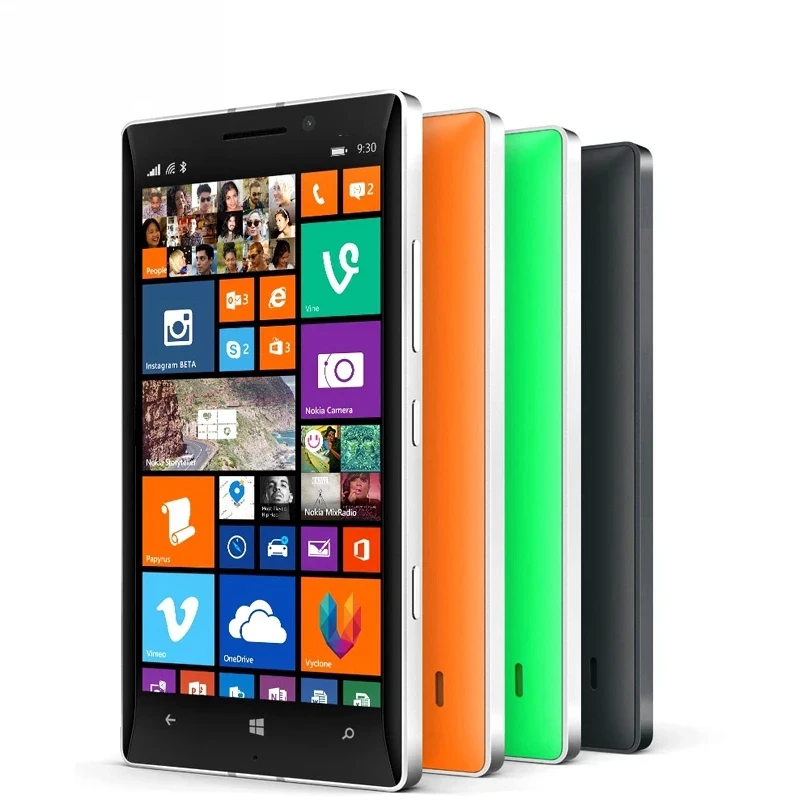 Для Разблокированных мобильных телефонов Nokia Lumia 930, 5,0 дюйма, 2 Гб, 32 ГБ, 20,0 МП, четырехъядерный, 4G, LTE, NFC, Windows OS