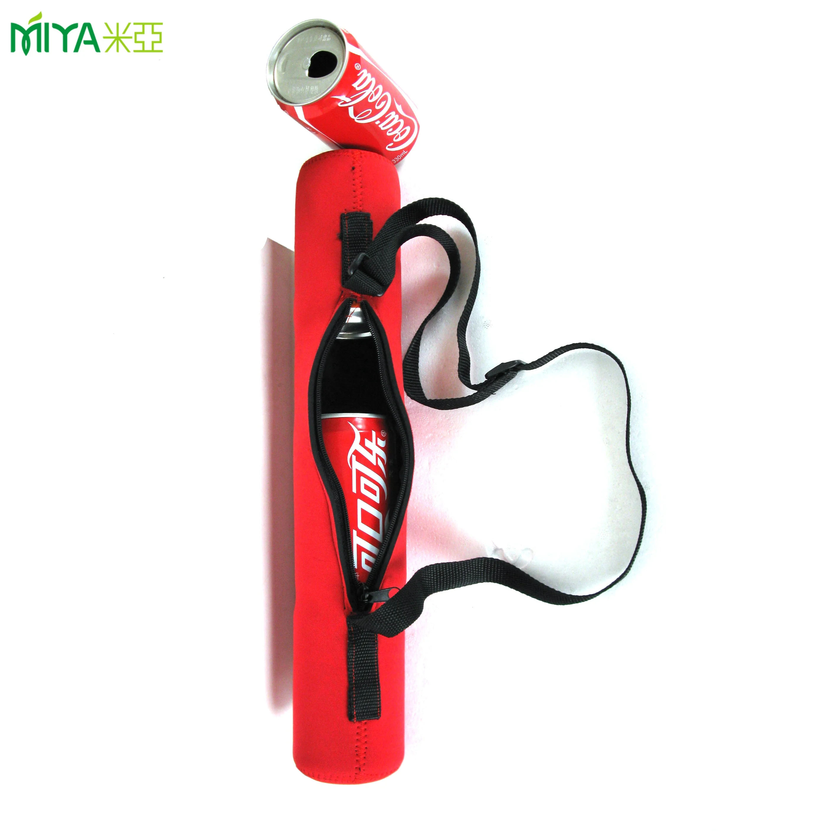 
Hot product neoprene can beer tube cooler bag with shoulder strap 