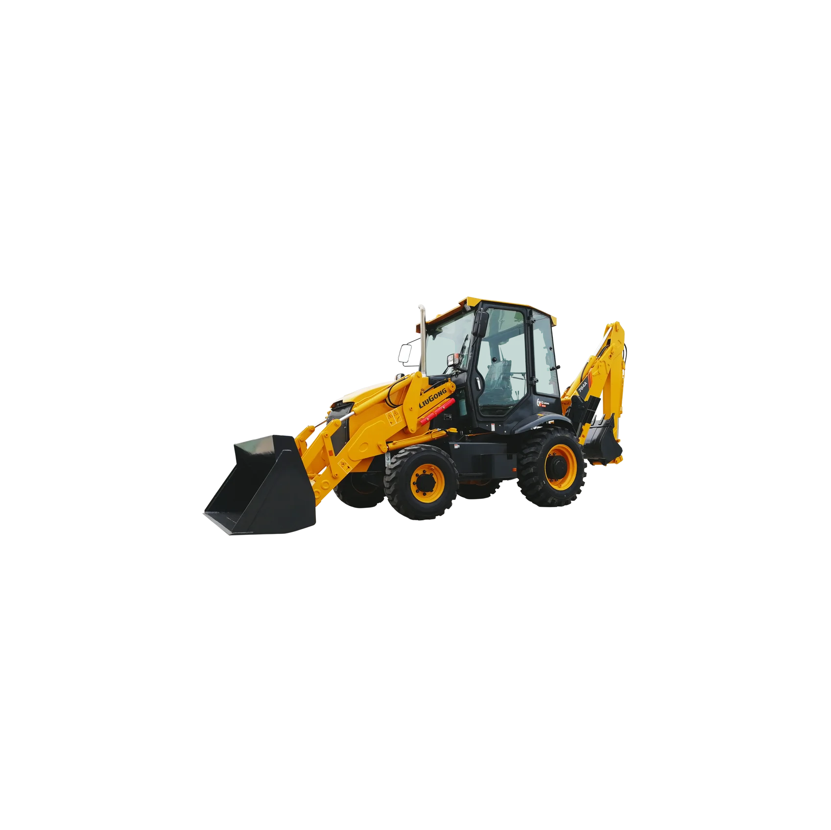 Easy maintenance perfectly match with the engine and the hydraulic system LiuGong Backhoe Loader 764A