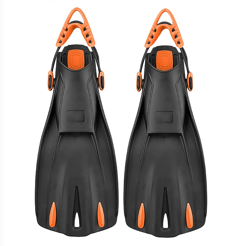 Aloma New TRP+PP Adult Swim Fins Premium Freediving Fins Open Heel Adjustable Heel Snorkeling Long Diving Fins