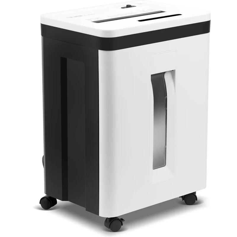 P5 2*13mm Paper Shredder 8 Sheets A4 Paper CD Cards Pull-out Basket Electric Small Micro Cut Shredder For Office Use