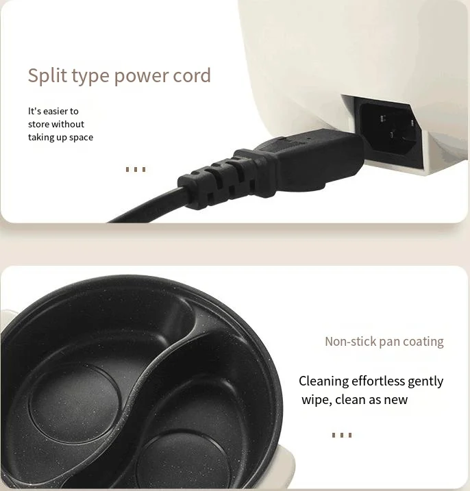 High Quality Electric Mandarin Duck Pot  Electric Cooker Dormitory ElectricCooking PotMulti Functional Pot Non Stick Integrated