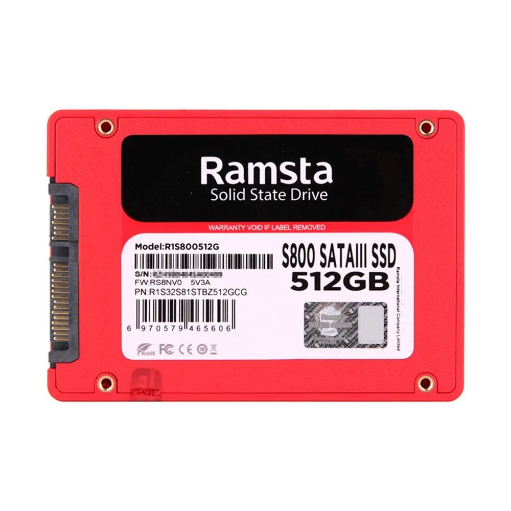 Ramsta огнеупорный корпус жесткого диска жесткий диск SSD 120 ГБ 128 240 256 480 512 1 ТБ 2