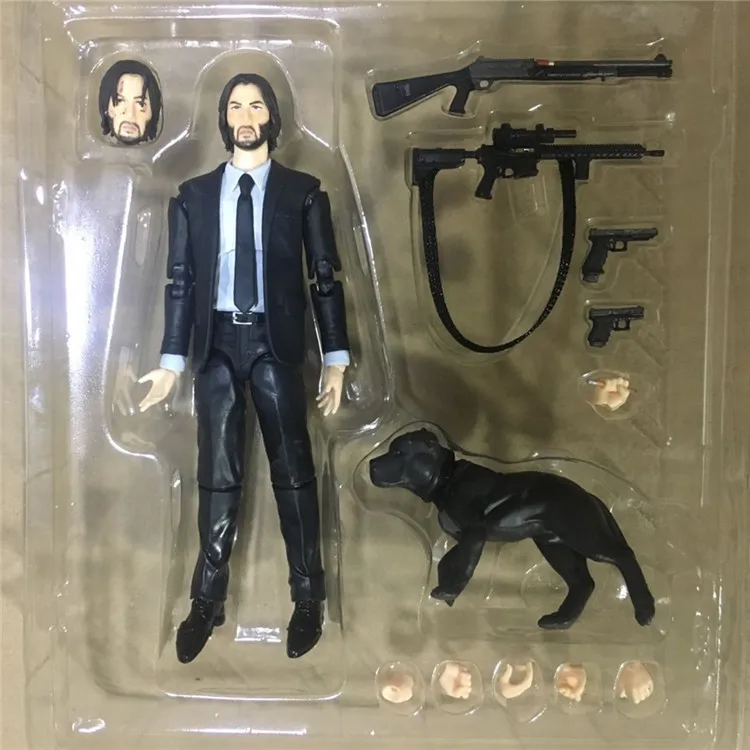 Linda toy  New Hot sale in stock John Wick: Chapter 2 PVC Action Figure Collection Toy MAF 085 action figure gift toys collect
