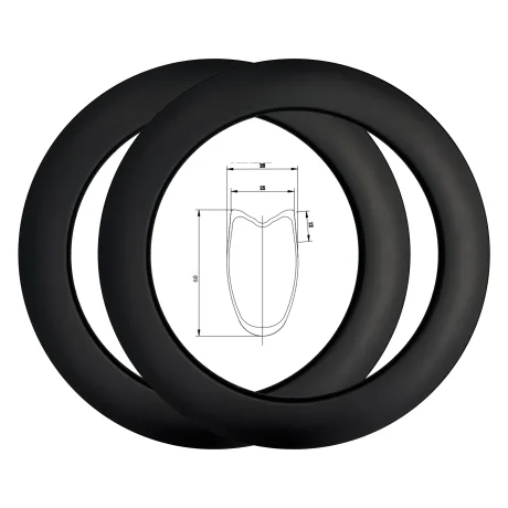 High Quality Lightweight 700C Carbon Bicycle Wheels Parts with Ceramic Bearings and Rim Brake for Road Bike and MTB