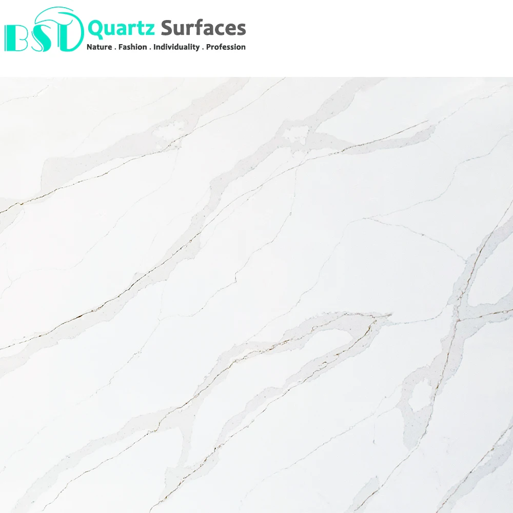 Mable Look-Alike Calacatta Gold Quartz Stone