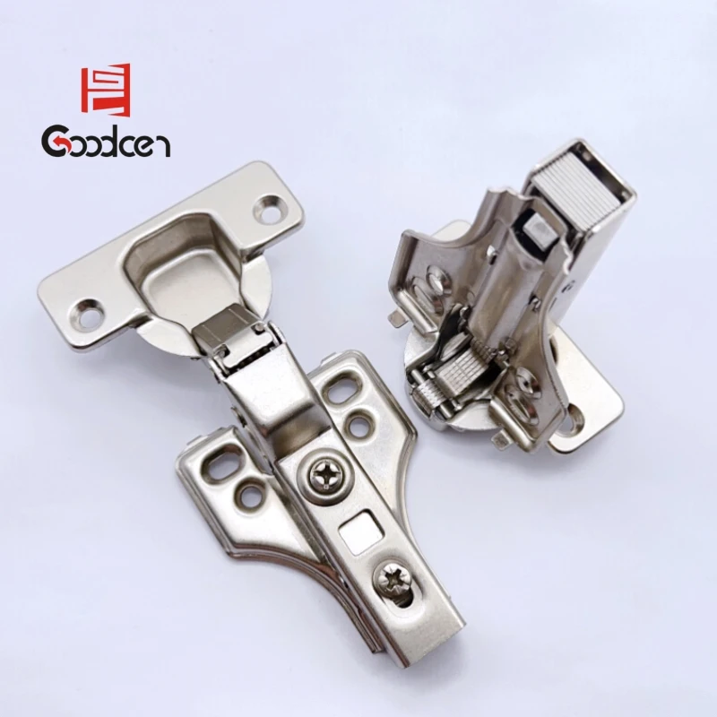 Manufacturer Iron soft closing hydraulic adjustable base with hook hinges cabinet