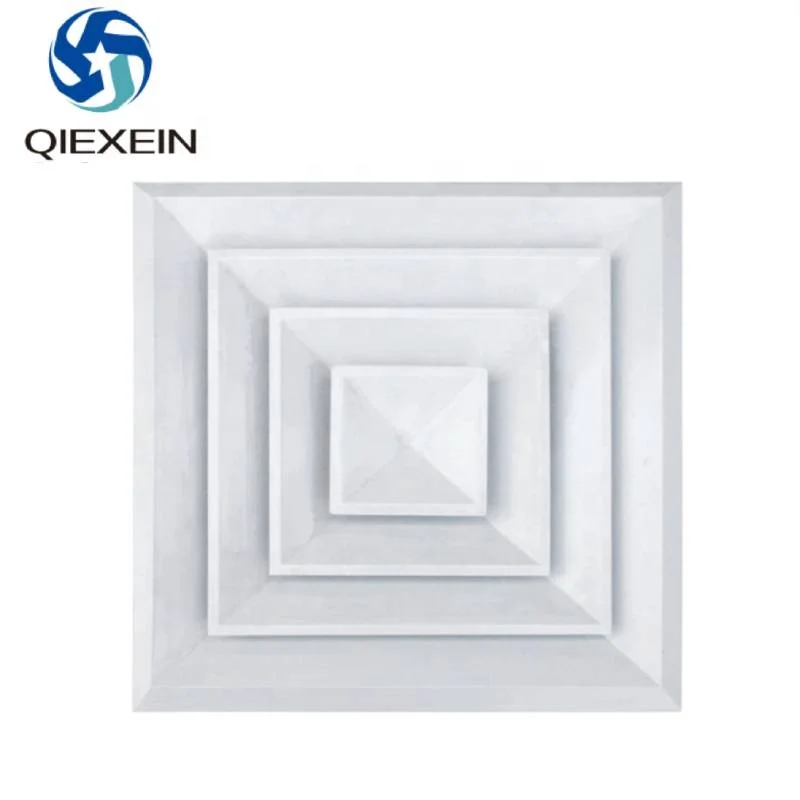 QIEXEIN система HVAC ABS потолочный квадратный воздушный диффузор пластиковый выход