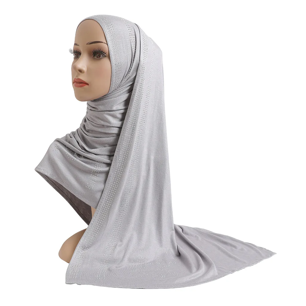 Chiffon Scarf Hijabs Women Scarves Shawls Viscose Muslim Under Scarf Women Turban