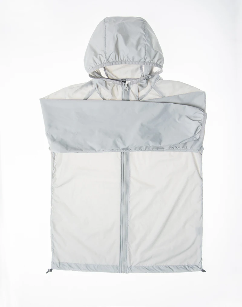 Mammoth sunscreen coat waterproof, anti-fouling, anti-scraping skin coat Trench coat Men and women can print logo