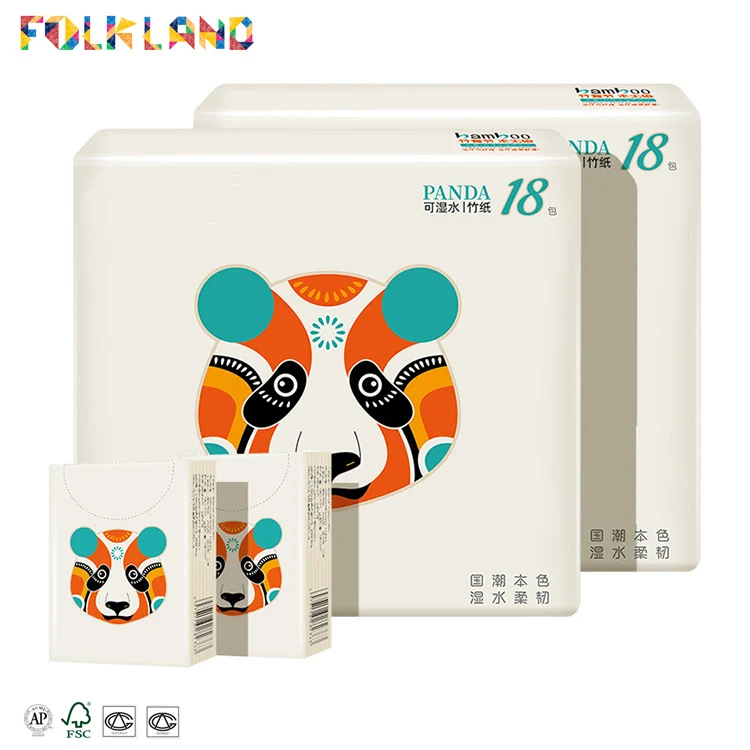 Customized Soft Pocket Facial Tissue Handkerchief Tissue