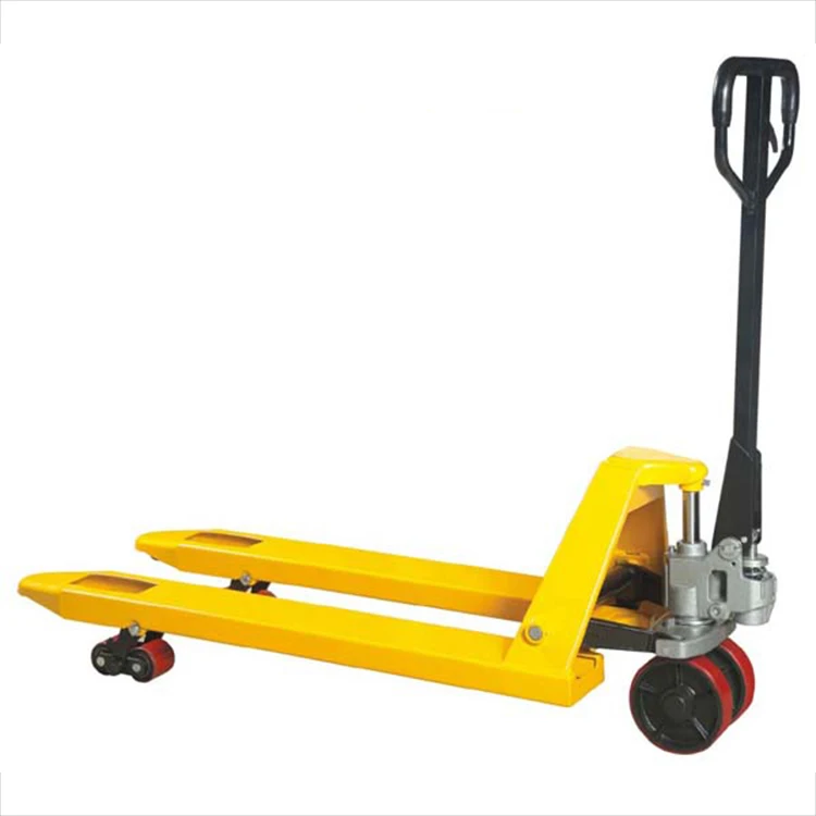 China 2 2.5 3 Ton Fork Lift Cheap transpalette Manual steekwagentje Hydraulic Jack Hand Operated Pallet Truck