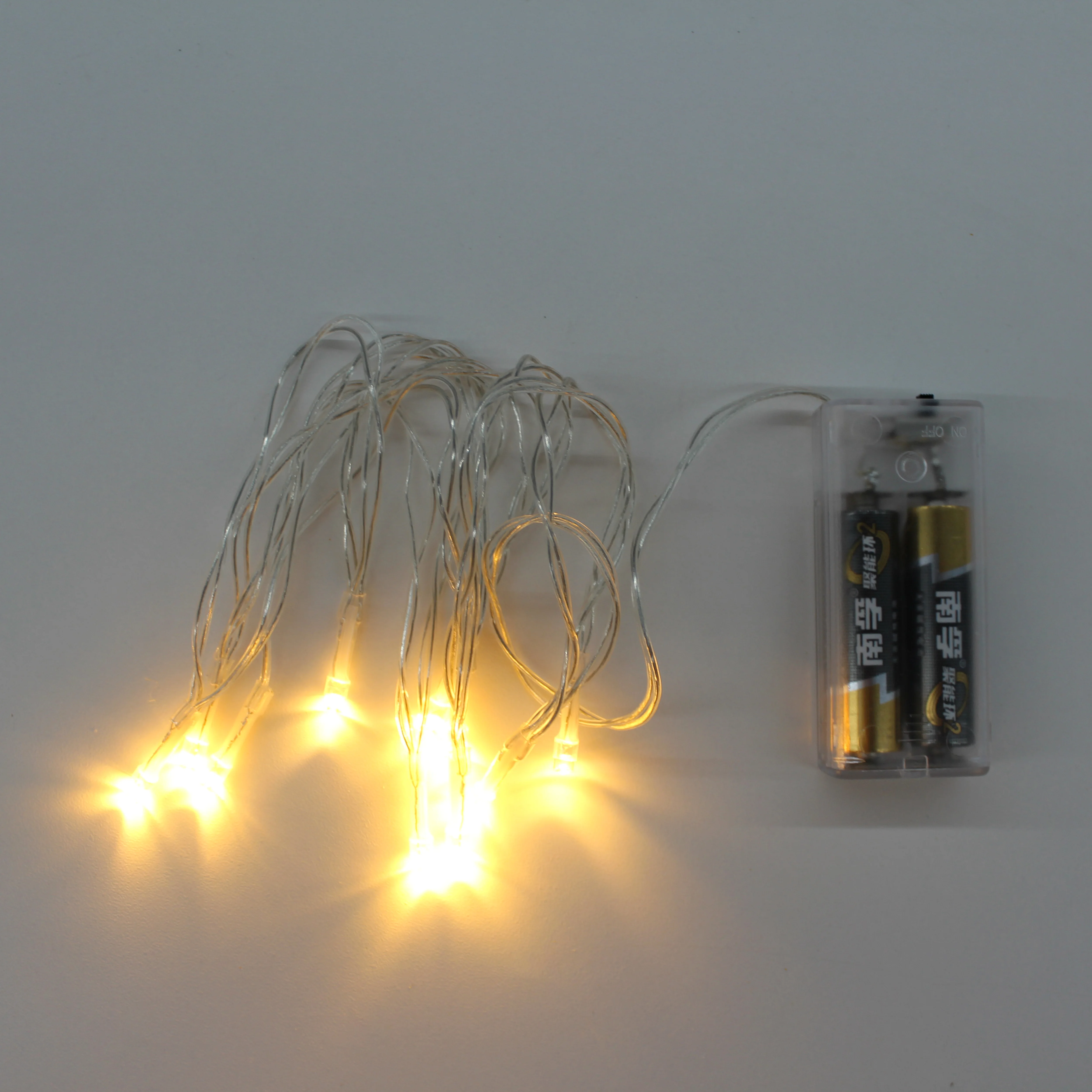  LED String Lights Christmas Decorations 100 Powered Warm White Copper