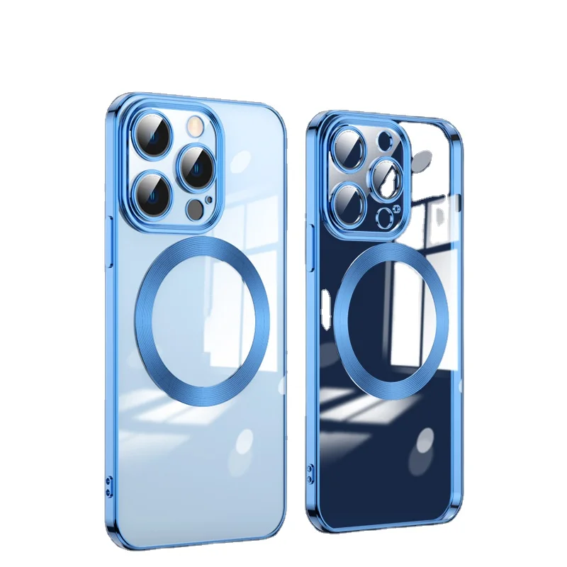 Камера полная защита Магнитный чехол из термополиуретана и пластика для Айфон 14 14 Pro 14 макс 14 Pro Max