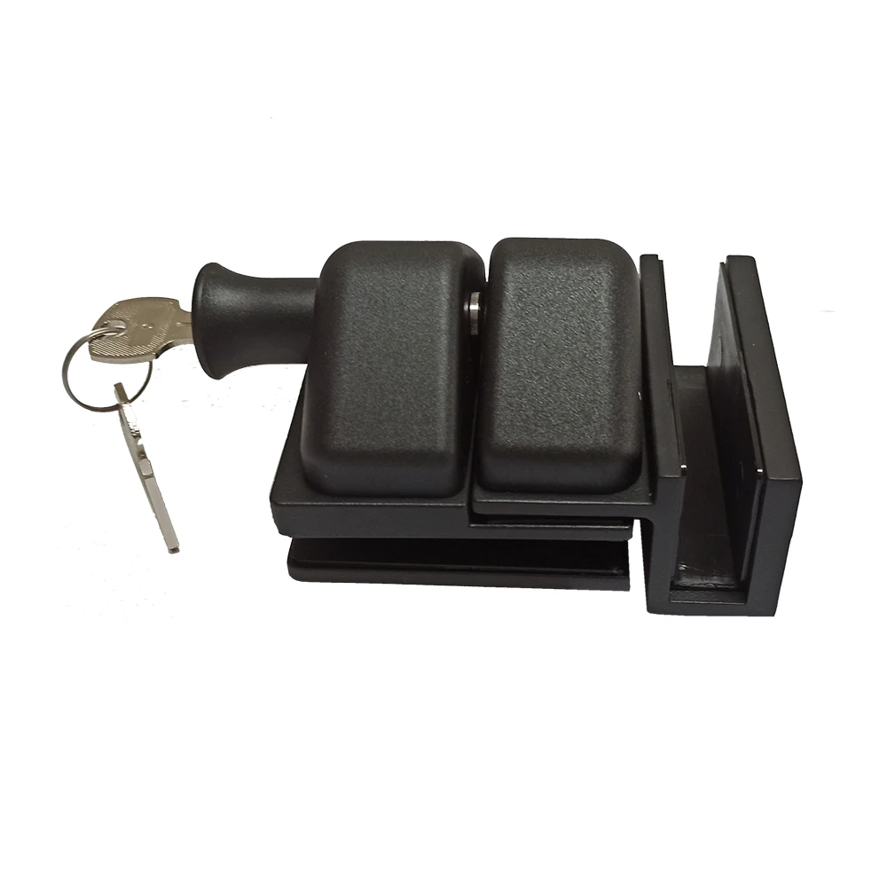 Aleader черные замки из нержавеющей стали 2205 для бассейна, стеклянный забор, дверная защелка, стеклянный затвор