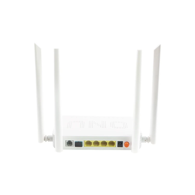 Brand New FTTH Wolck Dual Band Xpon 4GE+AC WIFI+1TEL 5dbi 4 Antennas Gepon Xpon Fiber Wifi Onu Modem
