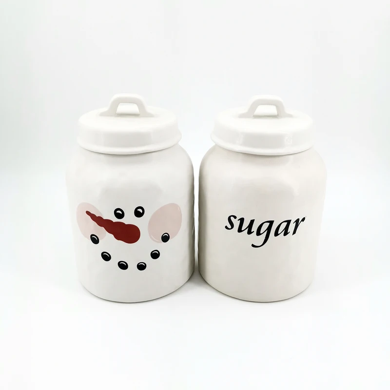 China Wholesale Buy Ceramic Storage Food Honey Jars Supplier