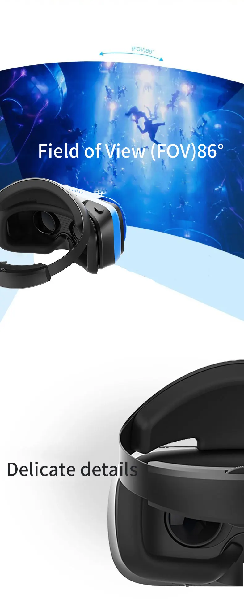 2020 новые 3D VR игровые очки для мобильного телефона vr видео