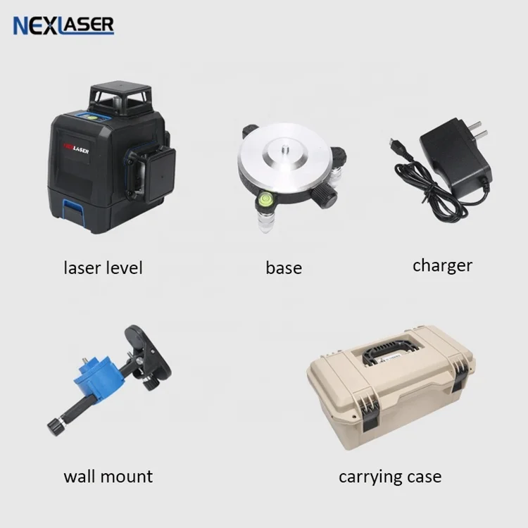 
CDG300 Factory supply price 360 self-leveling 3D green 12 lines laser level 