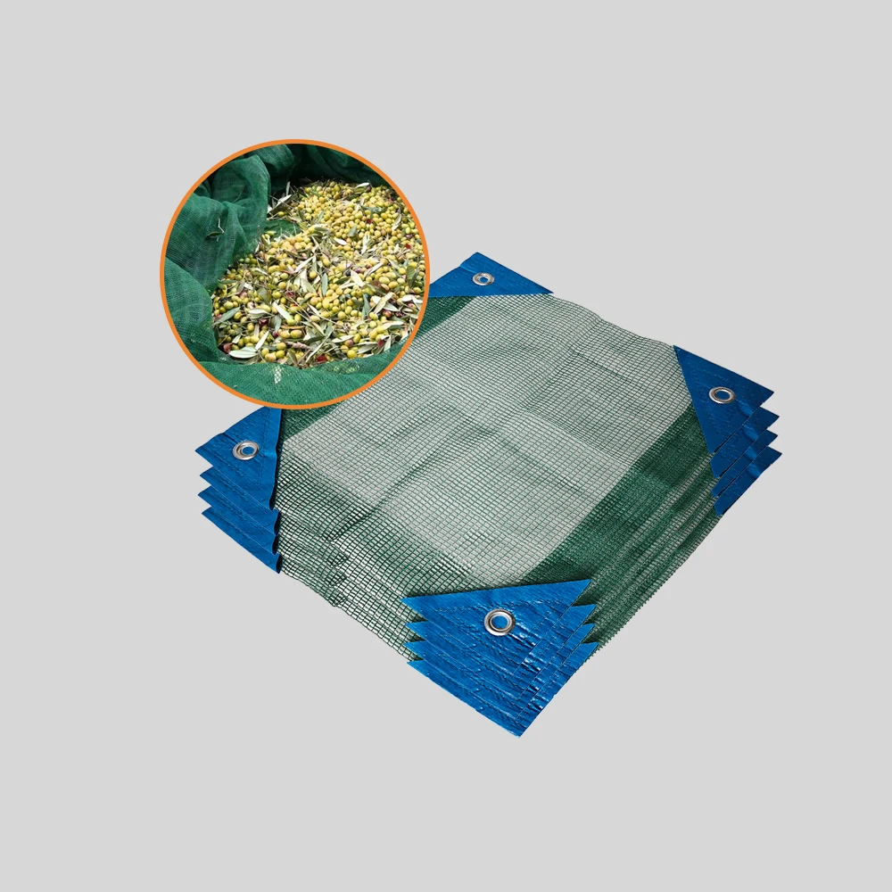 pure whiteness 4X8m fruit collector harvesting net for exporters