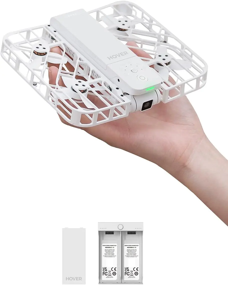 Pocket Sized Drone HDR Video Capture Palm Takeoff Intelligent Flight Paths Follow Me Mode HOVER Air X1 Self Flying Camera