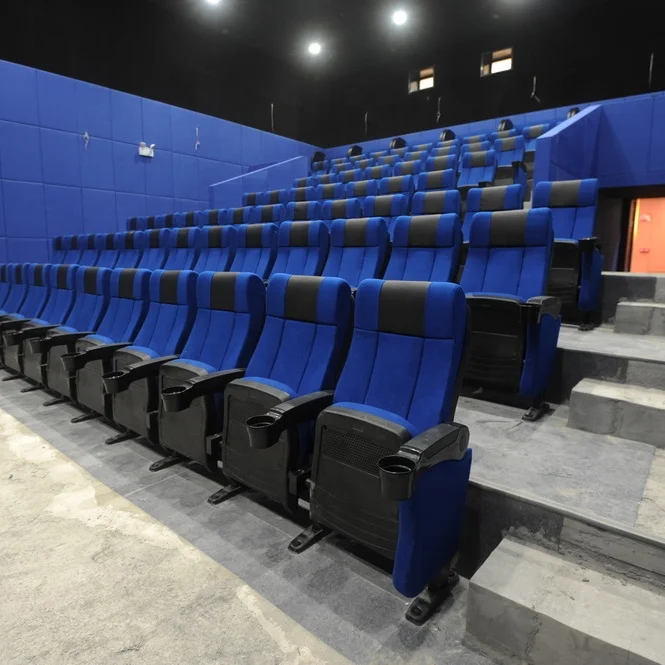 Cheap Plastic movie cinema chair theatre seating chaise cinema used VIP movie theatre room