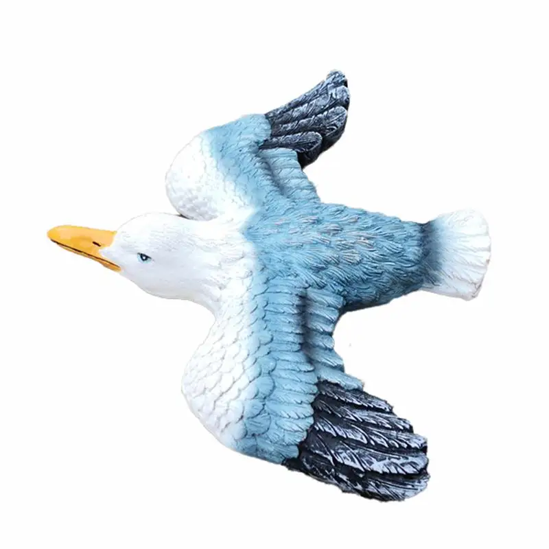 Polyresin Outdoor decorations wholesale garden seagulls ornaments Decor,resin seagull Garden Decoration