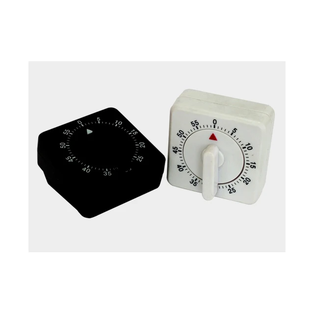 ABS Material 60 Minutes Countdown Timer Standing Function Mechanical Kitchen Timer