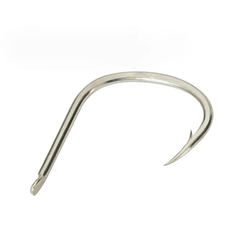 Рыболовный крючок из нержавеющей стали 1/0 #, рыболовный крючок из углеродистой стали, большой Рыболовный крючок