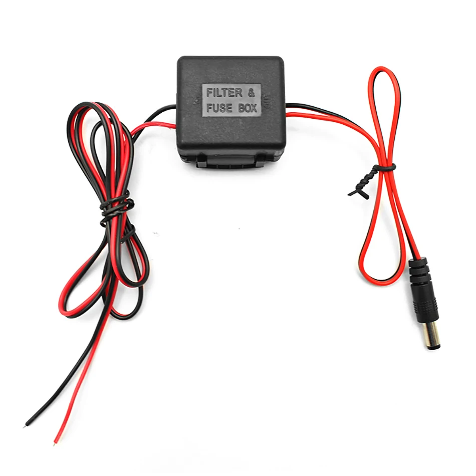 12v Car Power Signal Filter Canbus Reverse Camera Power Rectifier Power Relay Capacitor Filter
