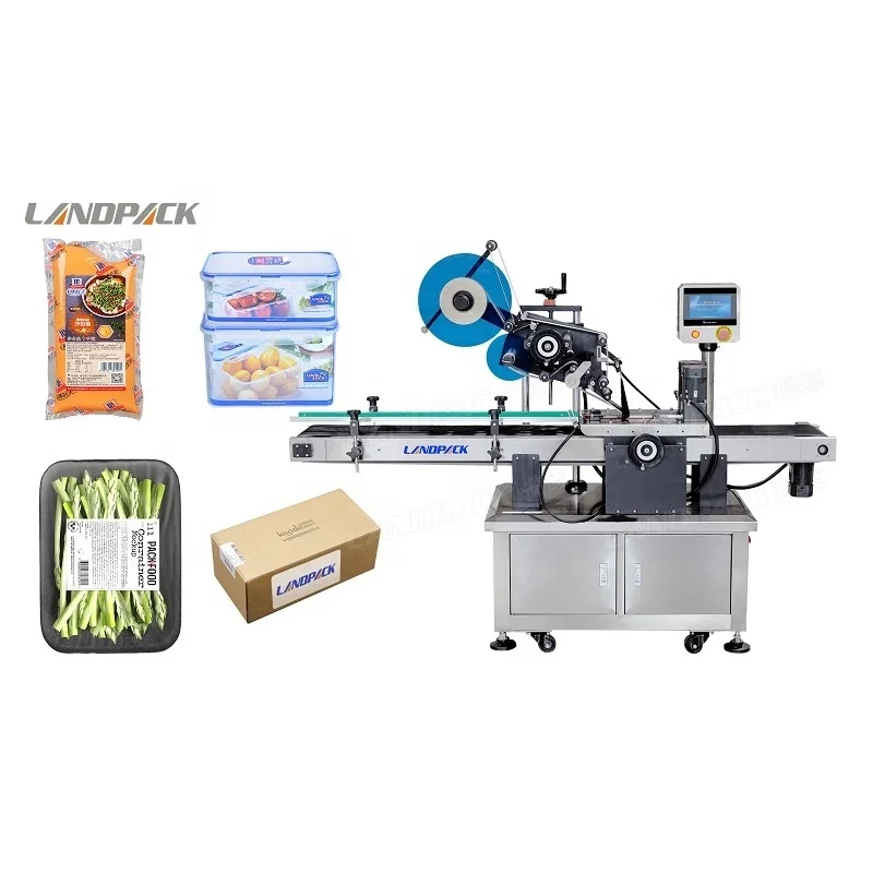 Landpack LFT-PM-00 Price Flat Surface Sticker Label Labeller Packaging And Labeling Machinery Machine
