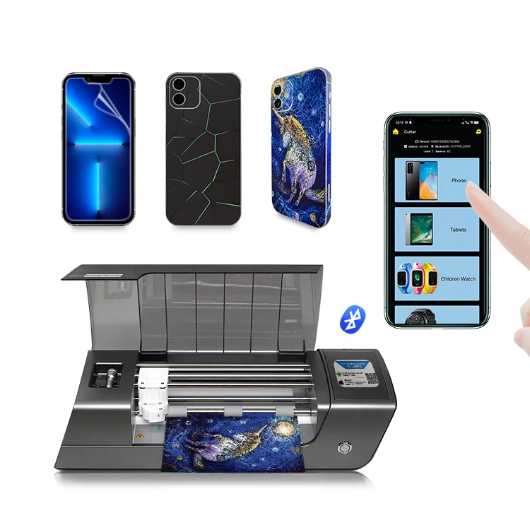 Unlimit China Mobile Phone Tablet Back Sticker Cutter Cutting Machine Screen Protector For Iohone,For Samsung,For Huawei