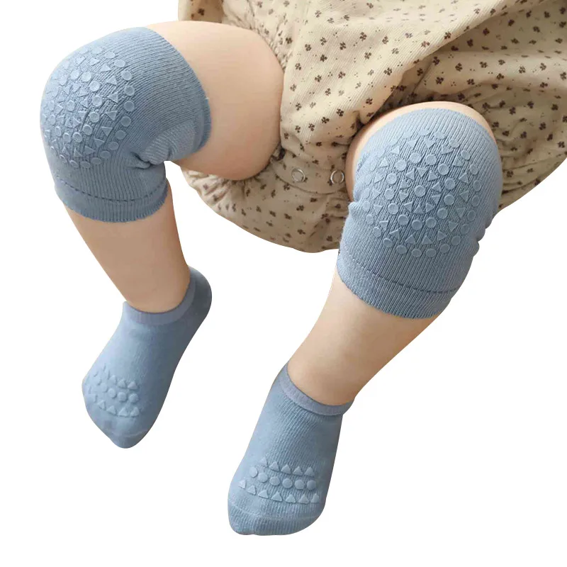 Wholesale Baby Knee Pads Socks Set Anti-skid Knee Protector Baby Knee Pads For Crawling