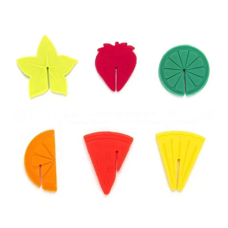 Glass Markers Fruit Shapes Silicone Drink Markers Glass Cup Marker for Bar,Christmas,Birthday,Party Decoration